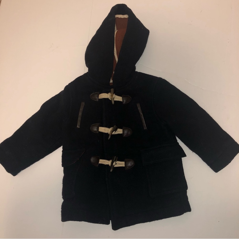 Zara baby wool mix paddington winter coat size 18-24 mths